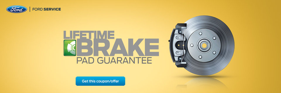 DC - Lifetime Brake Pad Guarantee - Ford